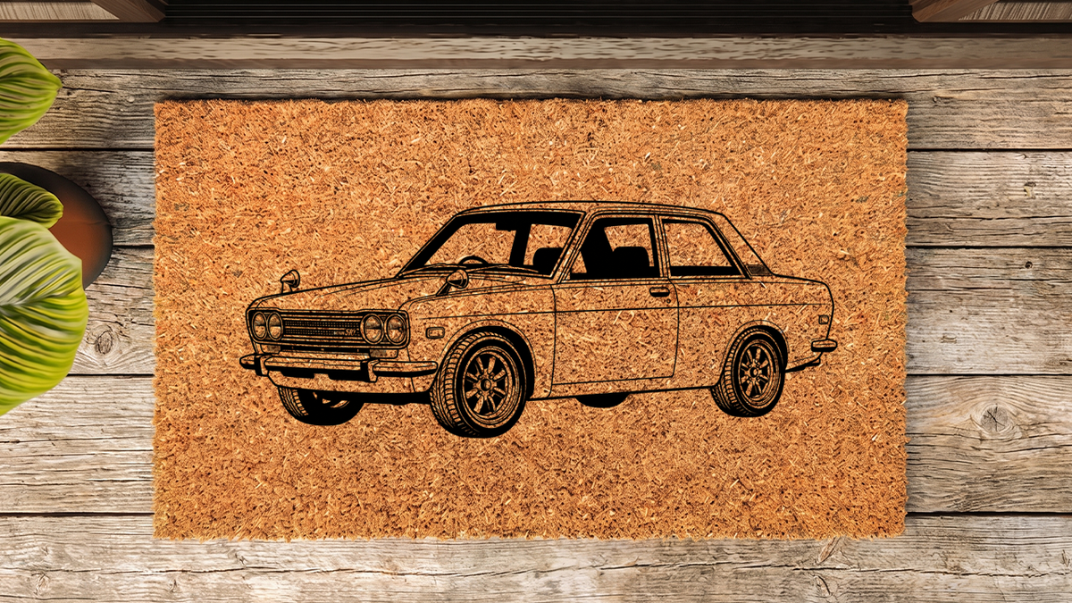 Datsun 510 Inspired Doormat