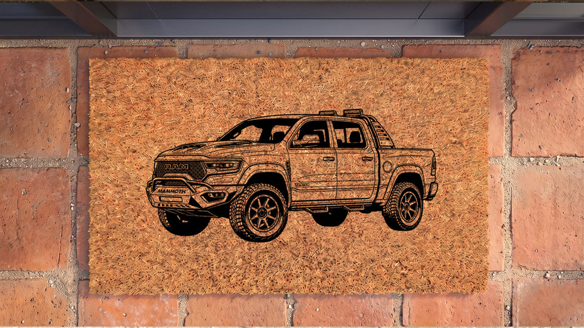 Hennessey Mammoth Inspired Door Mat
