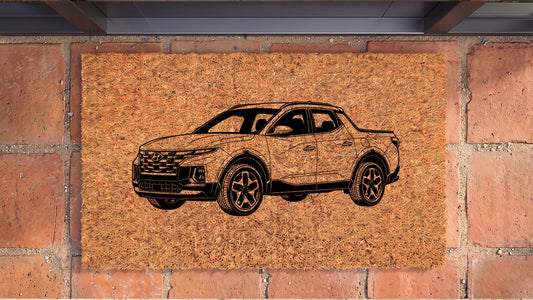 Hyundai Santa Cruz Inspired Door Mat