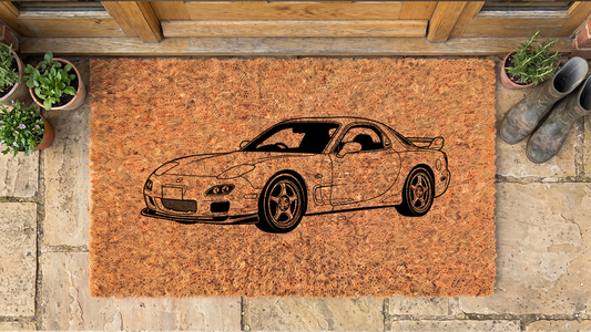Mazda RX-7 (FD) Inspired Floor Mat