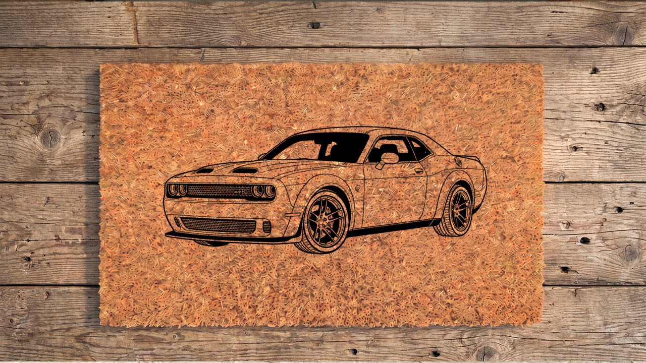Dodge Challenger SRT Hellcat (3rd Gen) Inspired Floor Mat