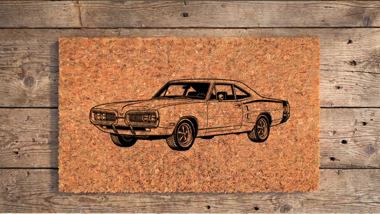 Dodge Coronet Super Bee Inspired Doormat