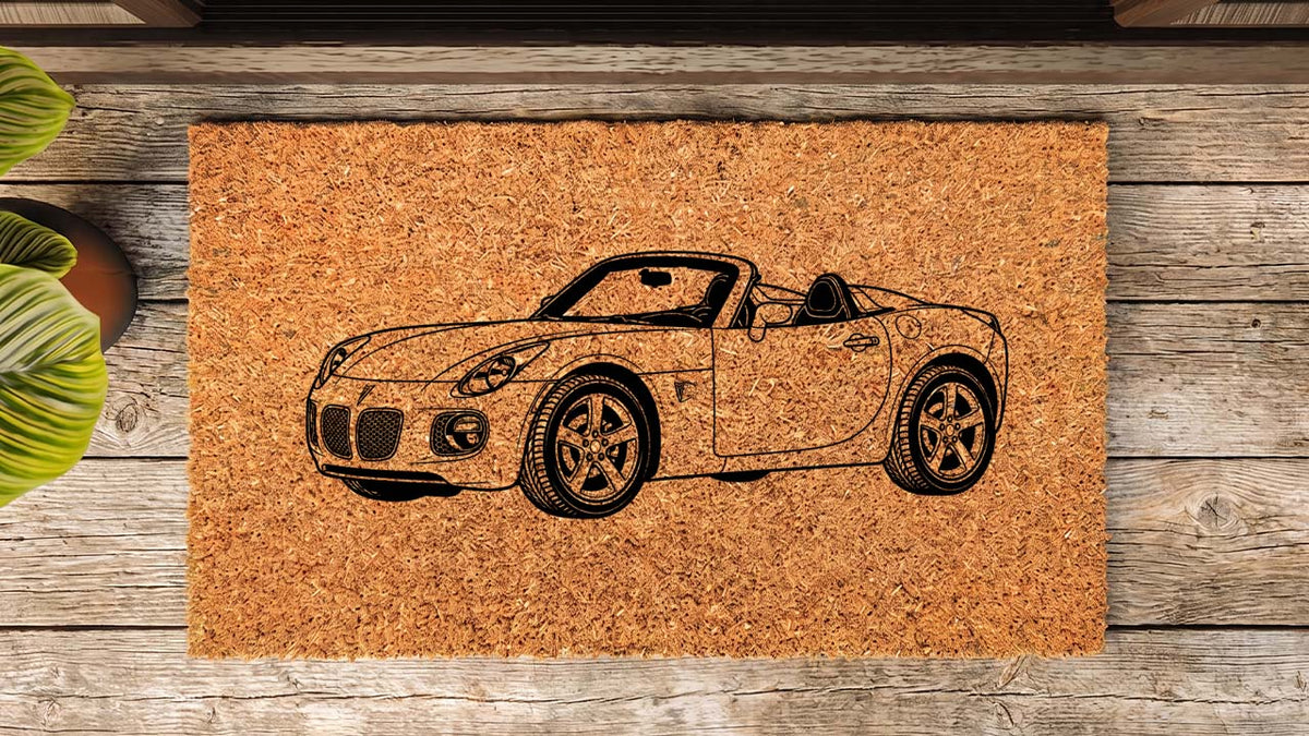 Pontiac Solstice Inspired Door Mat