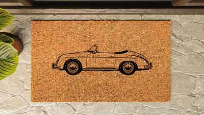 Porsche 356 Speedster Inspired Floor Mat