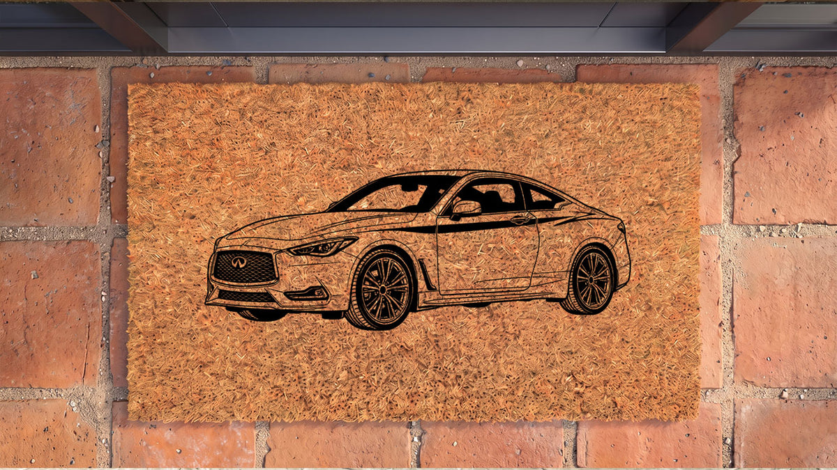 Infiniti Q60 Inspired Door Mat