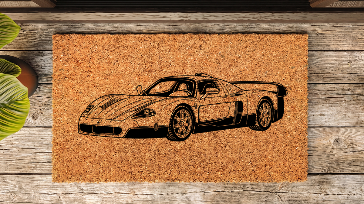 Maserati MC12 Inspired Doormat
