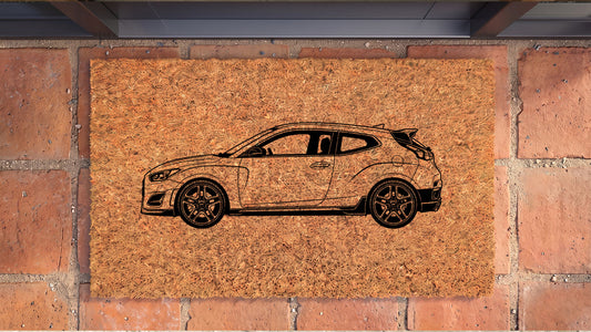 Hyundai Veloster N Inspired Door Mat
