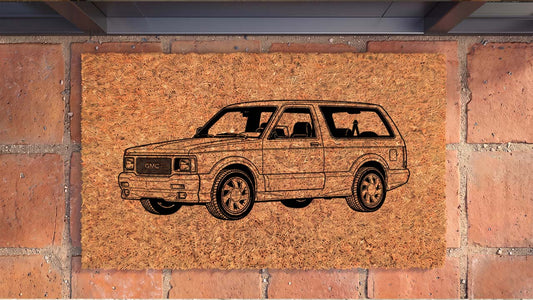 GMC Typhoon Inspired Door Mat