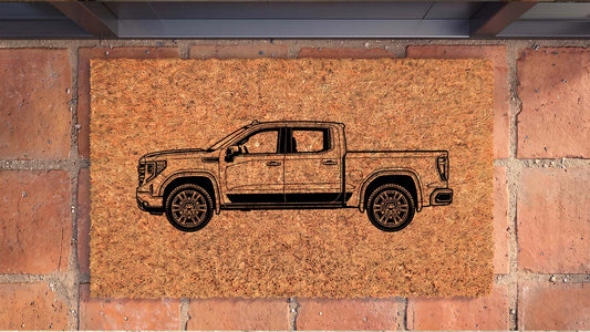 GMC Sierra Inspired Door Mat