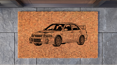 Mitsubishi Lancer Evolution VI Inspired Floor Mat