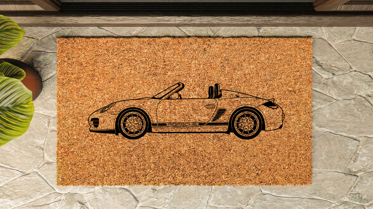 Porsche 981 Boxster Spyder Inspired Floor Mat