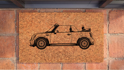 MINI Convertible (R52) Inspired Door Mat