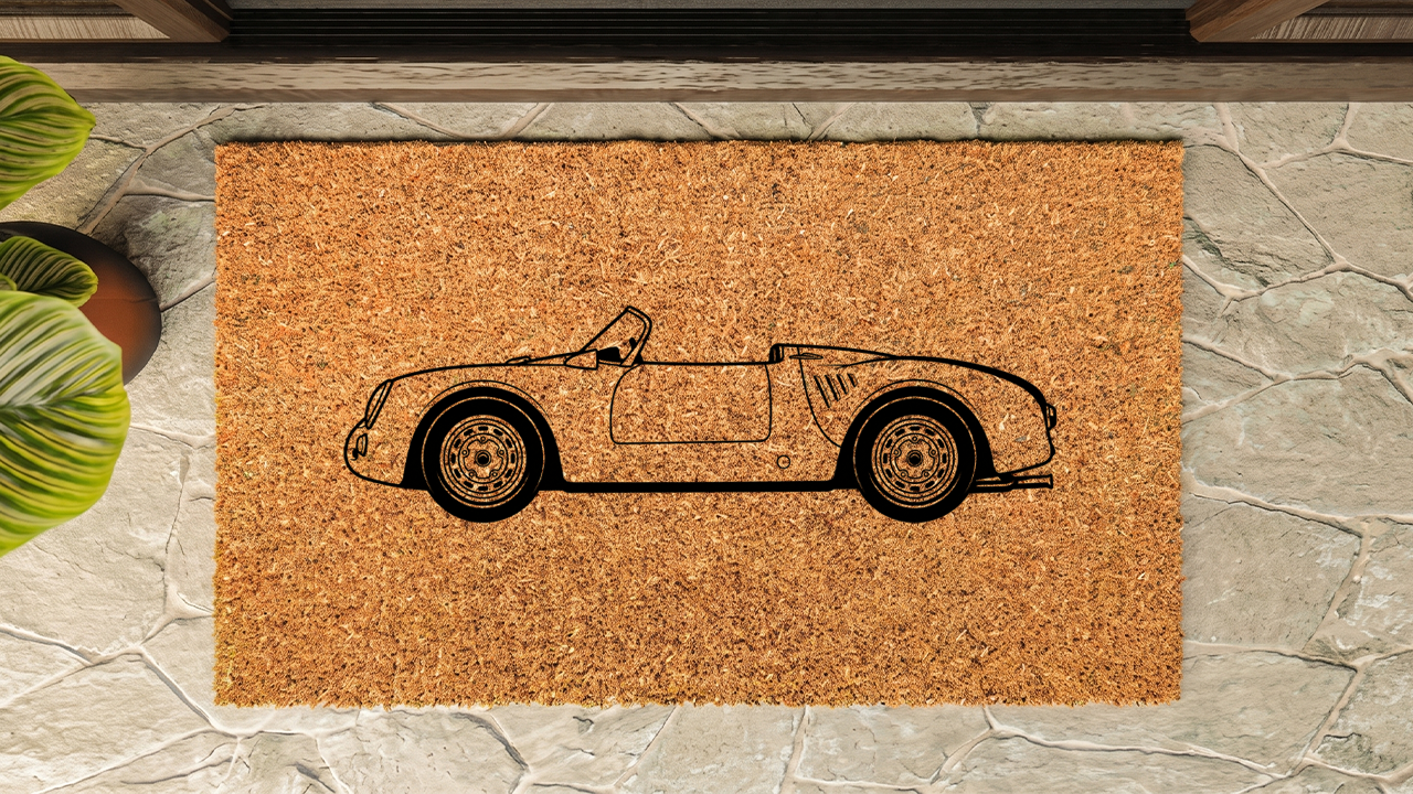 Porsche 550 Inspired Floor Mat