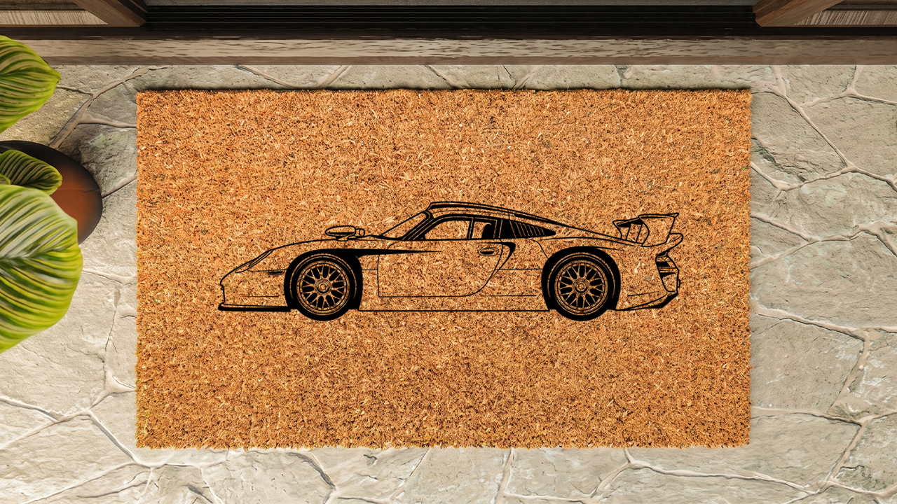 Porsche 911 GT1 Straßenversion Inspired Floor Mat