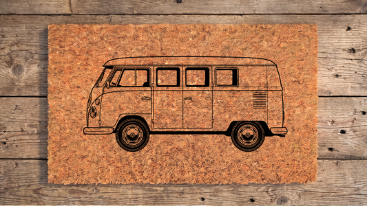 Volkswagen Type 2 Split Window Bus Inspired Doormat