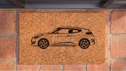 Hyundai Veloster Turbo Inspired Door Mat