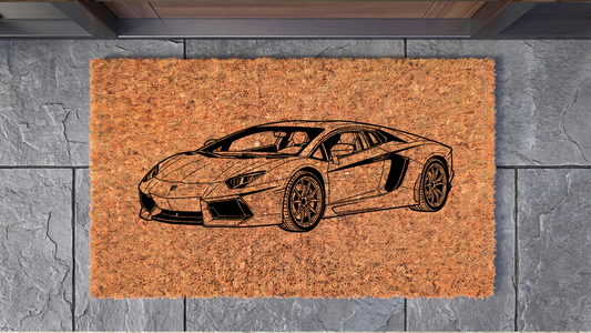 Lamborghini Aventador Inspired Floor Mat