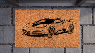 Bugatti Centodieci Inspired Floor Mat