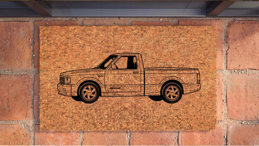 GMC Syclone Inspired Door Mat