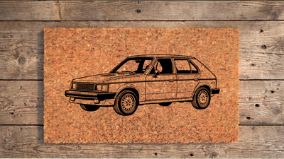 Dodge Omni Inspired Floor Mat