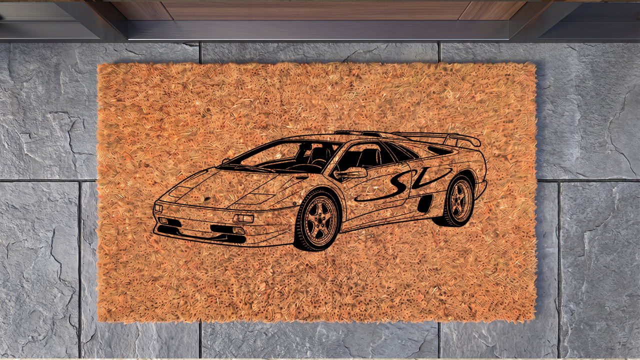 Lamborghini Diablo SV Inspired Floor Mat