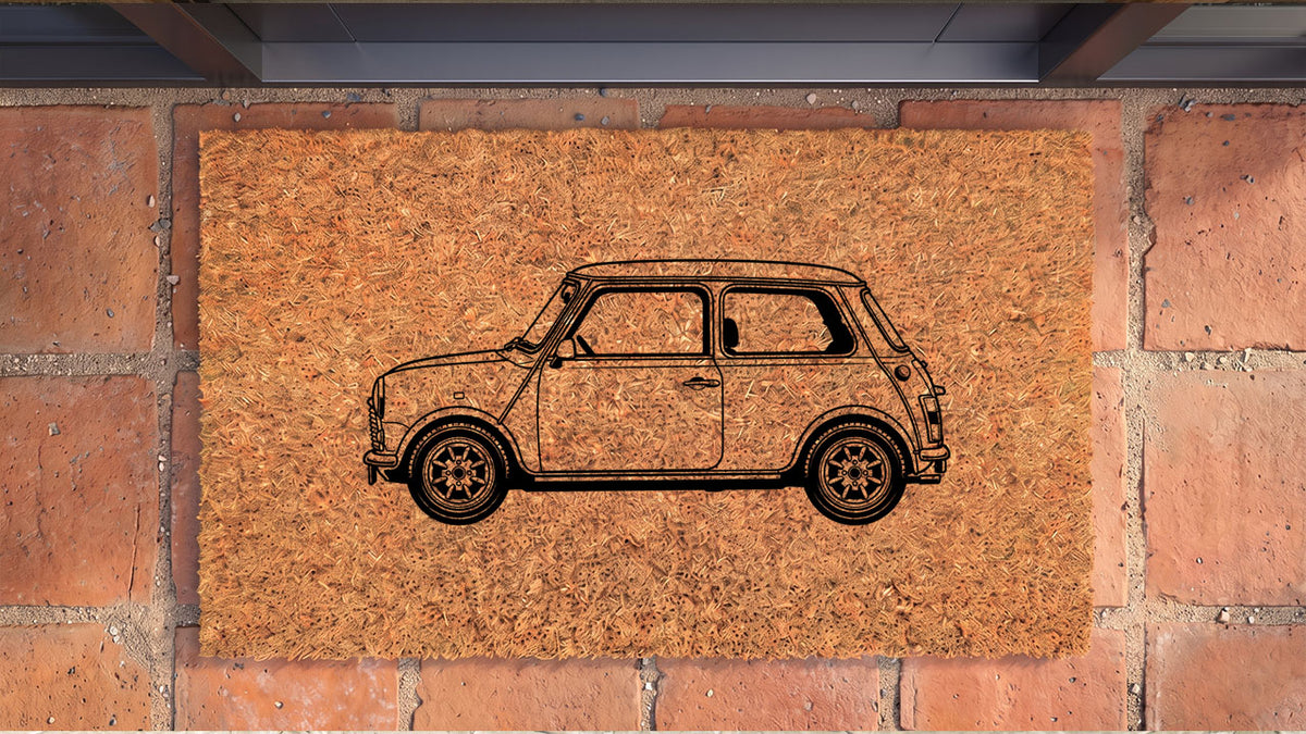 Classic Mini Inspired Door Mat