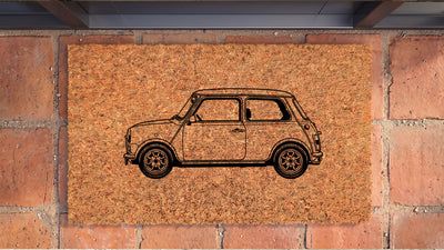 Classic Mini Inspired Door Mat
