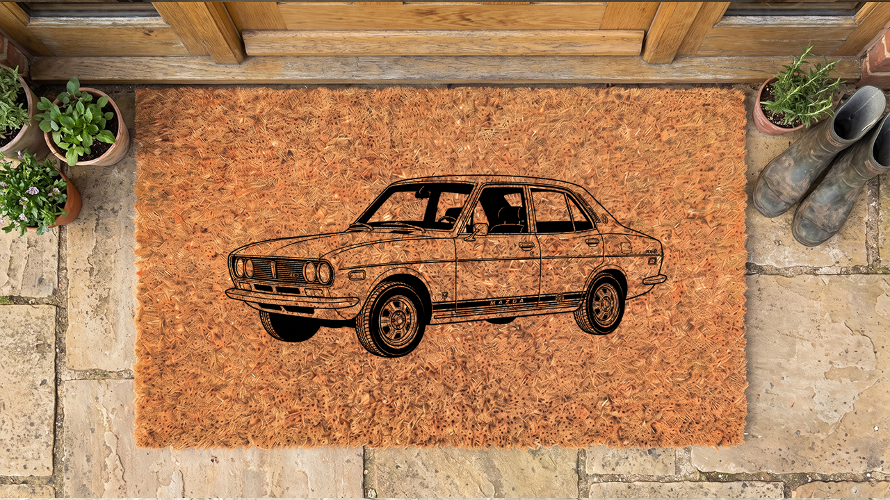 Mazda RX-2 Inspired Floor Mat