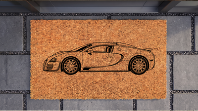 Bugatti Veyron Inspired Floor Mat