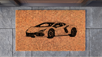 Lamborghini Revuelto Inspired Floor Mat