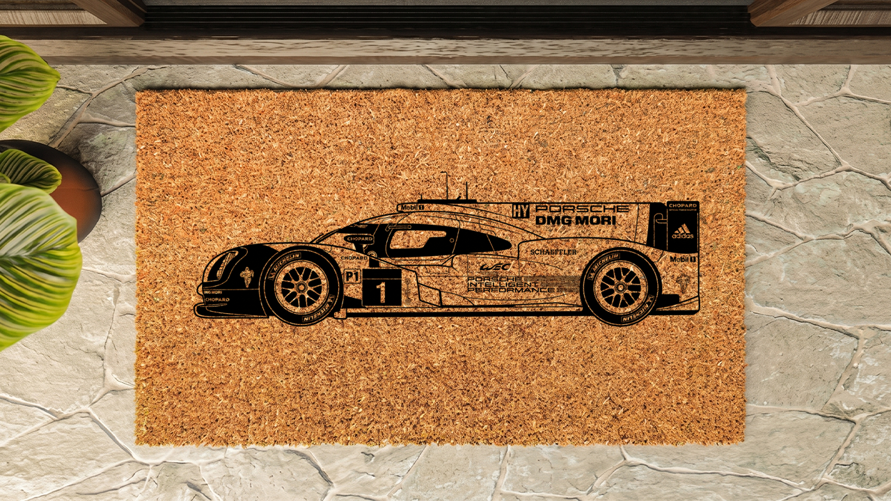 Porsche 919 Hybrid Inspired Floor Mat