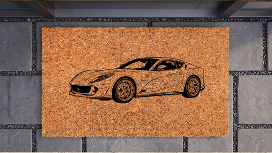 Ferrari 812 Superfast Inspired Floor Mat