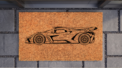 Bugatti Bolide Inspired Floor Mat