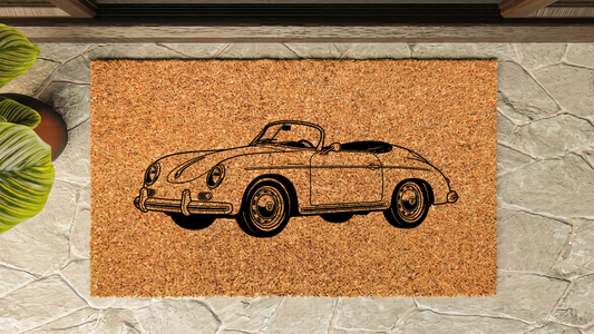 Porsche 356 Speedster Inspired Floor Mat