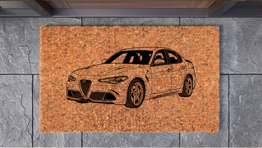 Alfa Romeo Giulia Quadrifoglio Inspired Floor Mat