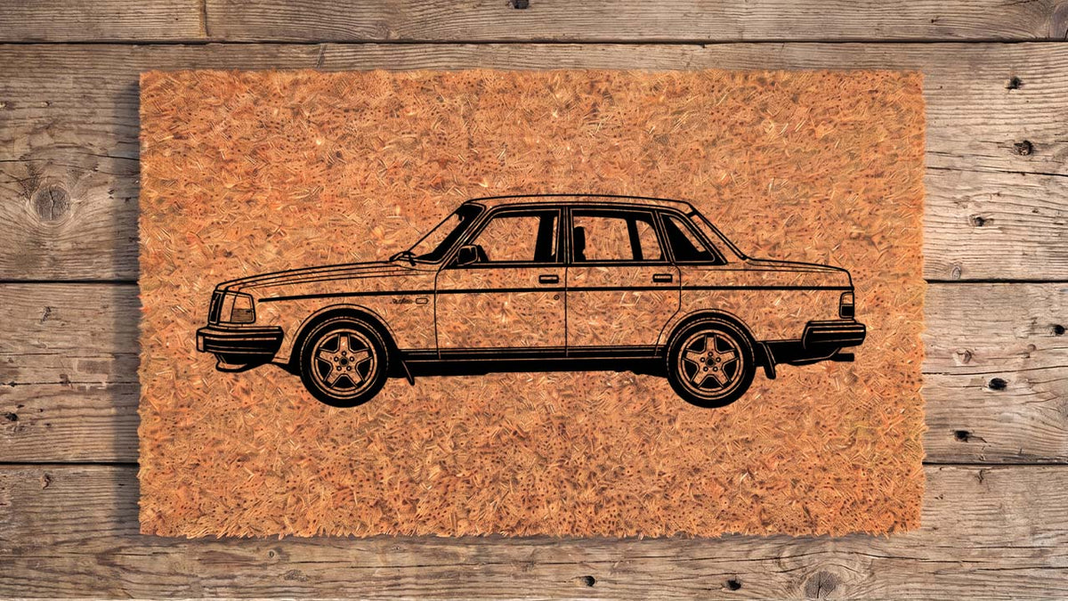 Volvo 240 Inspired Doormat