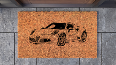 Alfa Romeo 4C Coupe Inspired Floor Mat