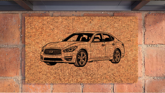 Infiniti Q70 Inspired Door Mat