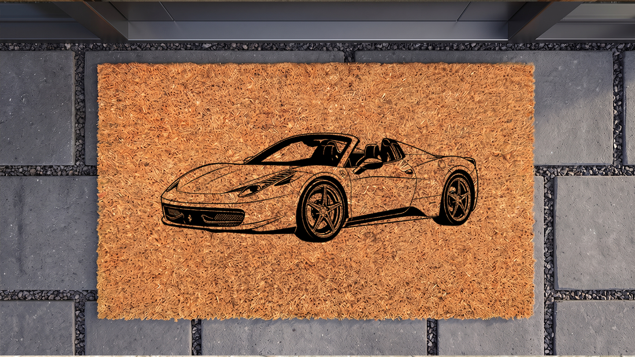 Ferrari 458 Spider Inspired Floor Mat