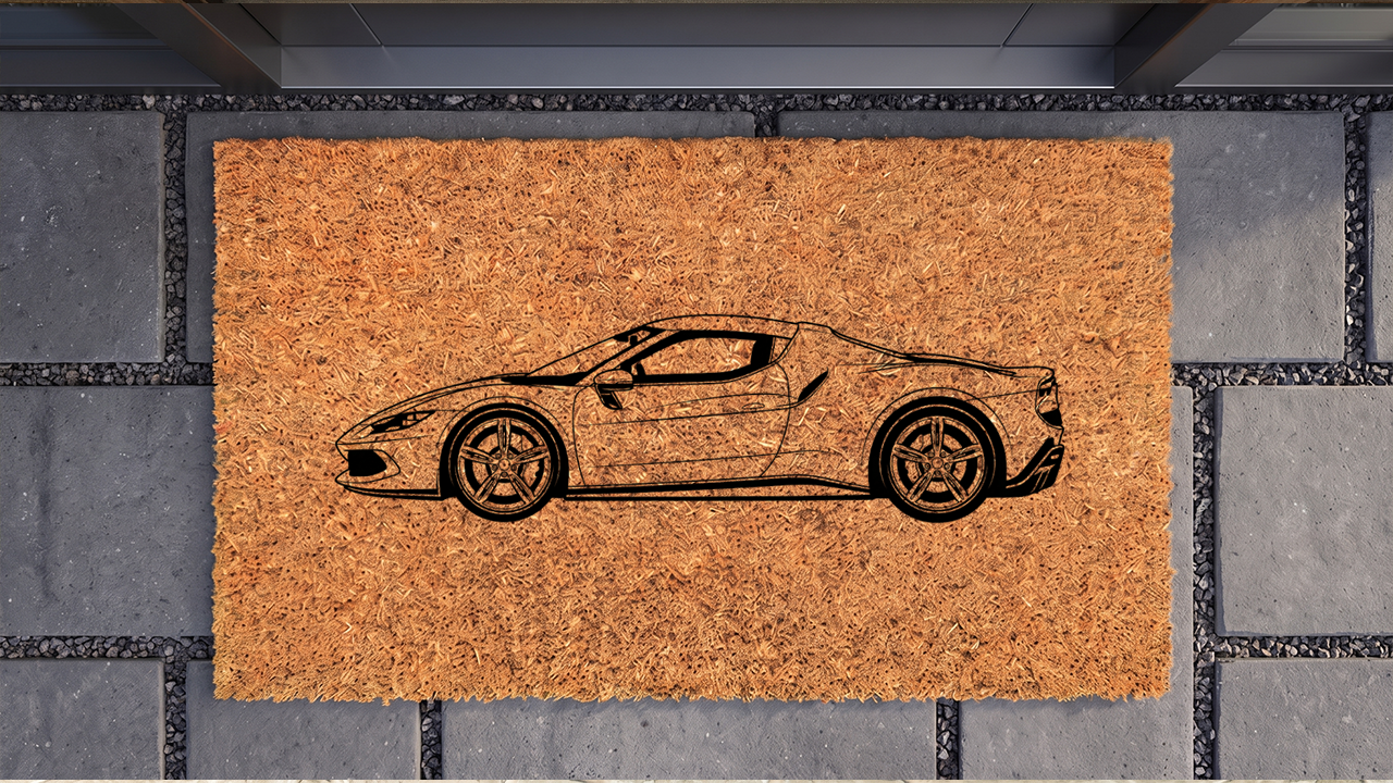 Ferrari 296 GTB Inspired Floor Mat