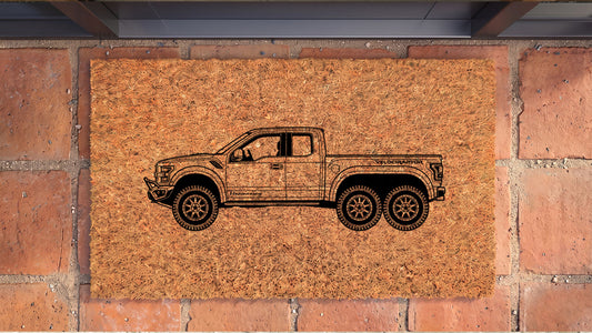 Hennessey VelociRaptor Inspired Door Mat