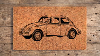 Volkswagen Beetle Inspired Doormat