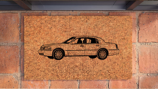 Lincoln Town Car (Panther) Inspired Door Mat