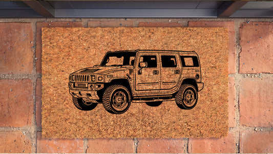 Hummer H2 Inspired Door Mat