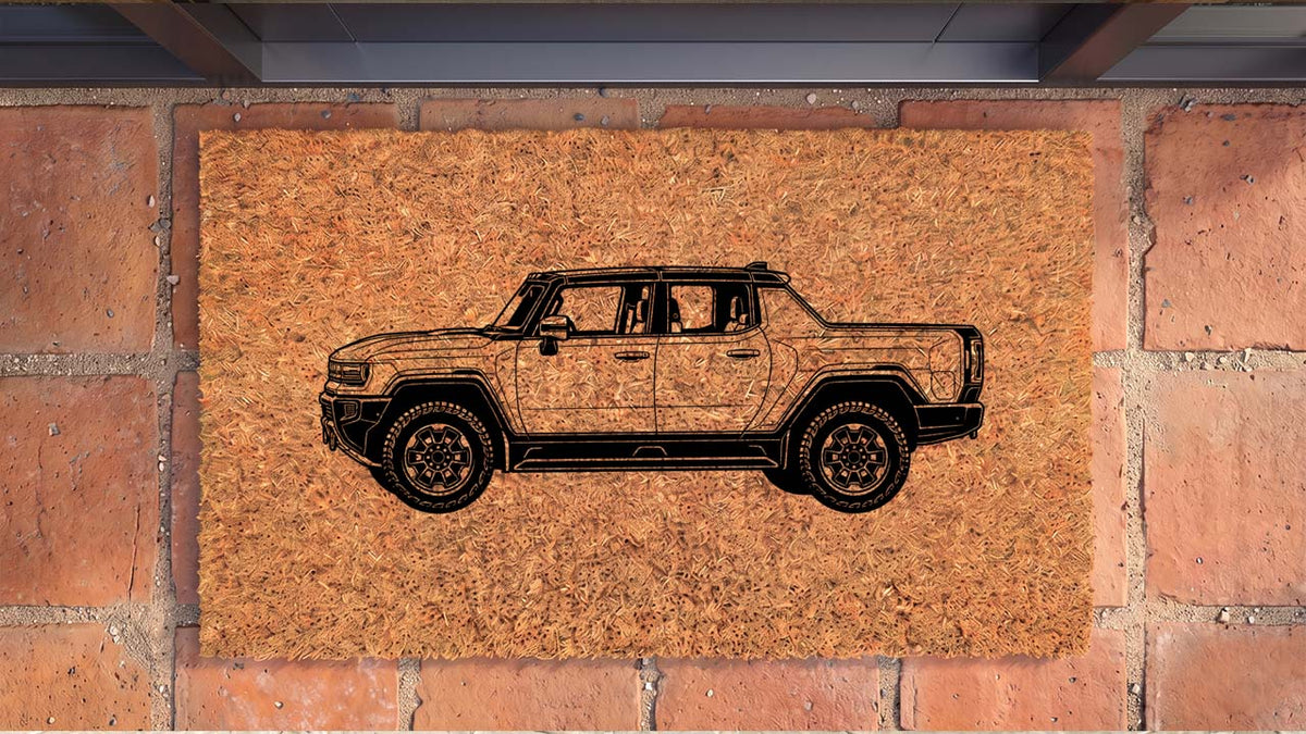 Hummer EV Inspired Door Mat