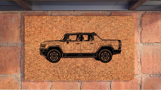 Hummer EV Inspired Door Mat
