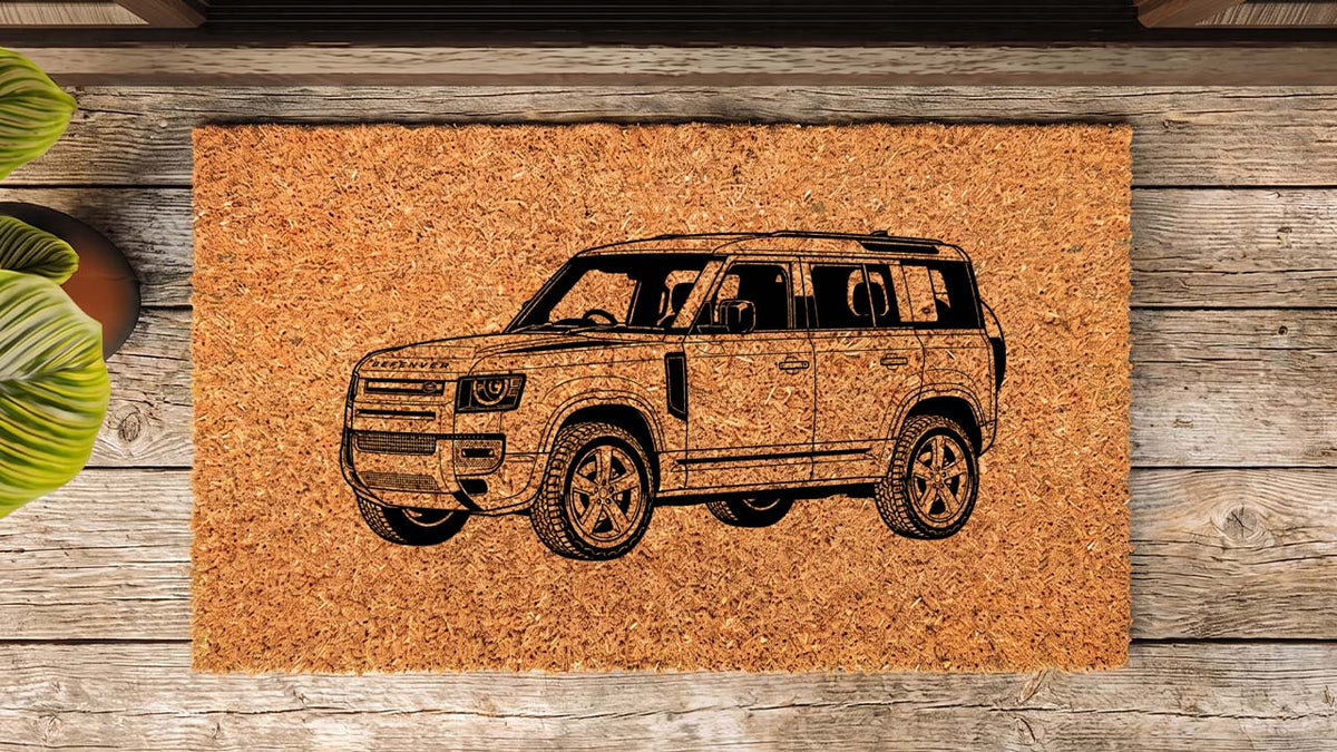 Land Rover Defender (L663) Inspired Door Mat