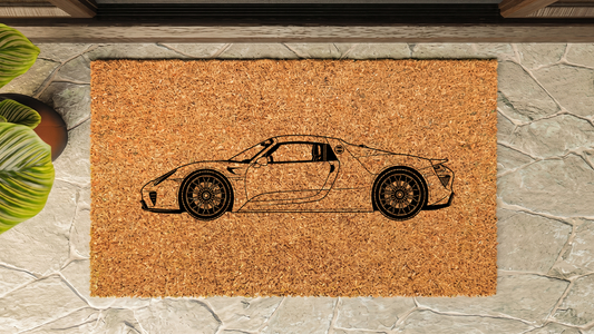 Porsche 918 Spyder Inspired Floor Mat