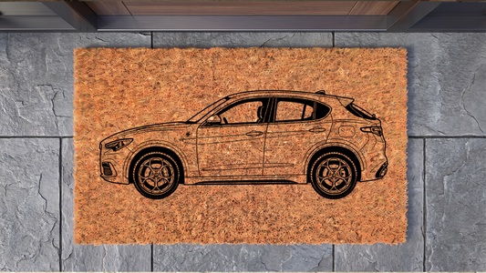 Alfa Romeo Stelvio Quadrifoglio Inspired Floor Mat