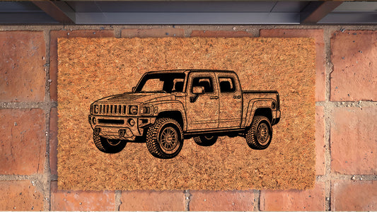 Hummer H3T Inspired Door Mat